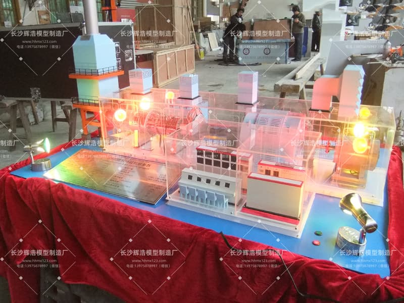 DR2000 燃气轮机热电联供电站模型,解锁能源装备展示新范式